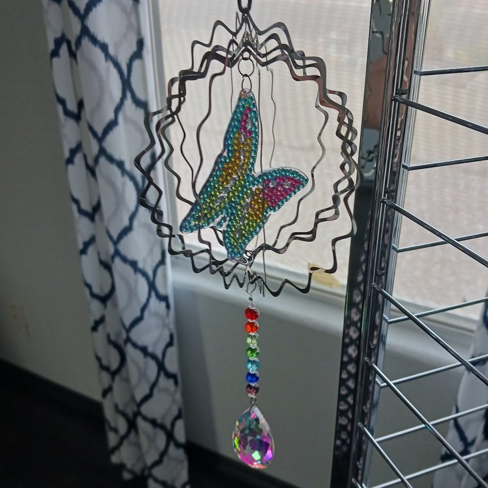 Wind spinner butterfly